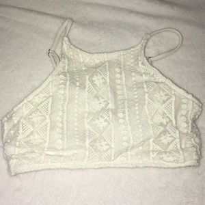 Cute lace, strappy, bikini top